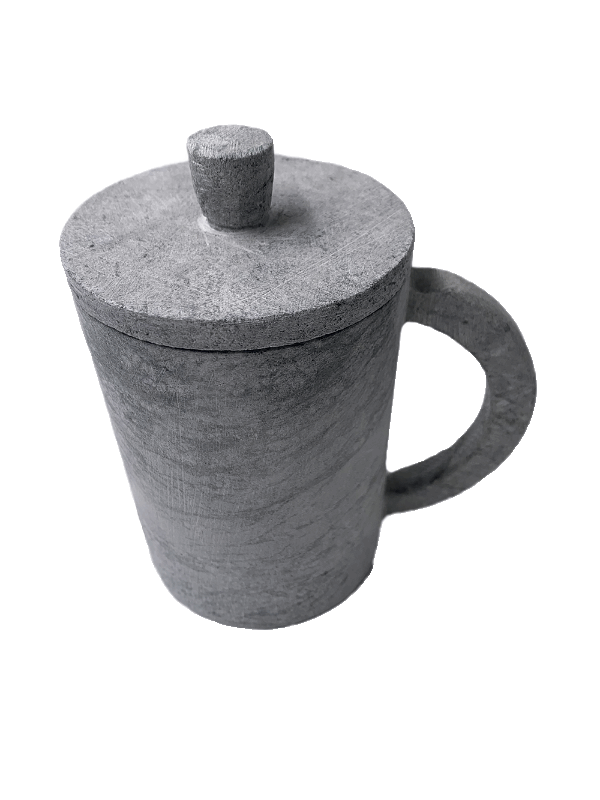 Motuo soapstone water cup, stone pot water cup, stone water cup, Tibet water cup, soft stone Motuo straight hair handmade water cup