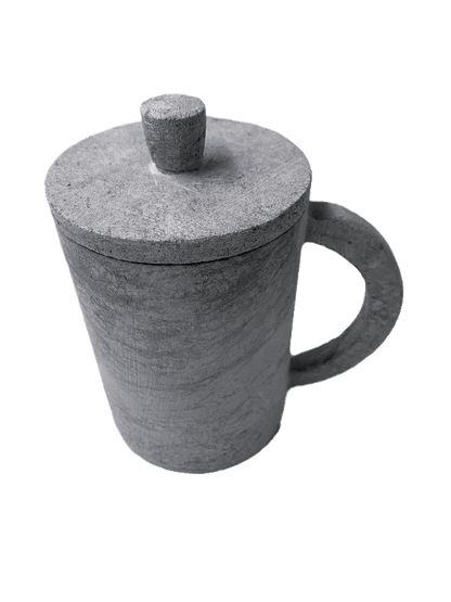 Motuo soapstone water cup, stone pot water cup, stone water cup, Tibet water cup, soft stone Motuo straight hair handmade water cup