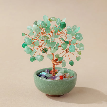 Crystal Fortune Tree Ornament Cornucopia