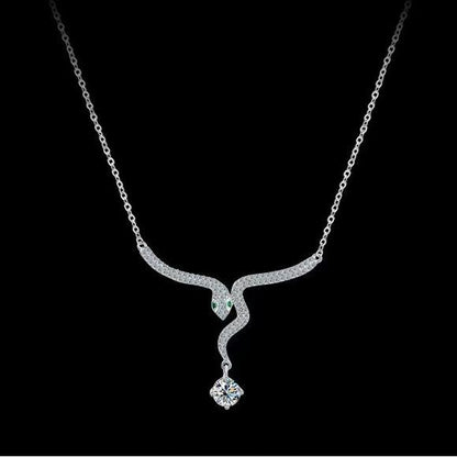 Zircon necklace for the Year of the Snake