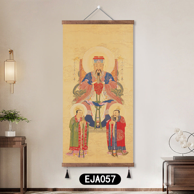 Portrait of the Great Emperor Sanguan Taoist hanging paintings decorative paintings scrolls