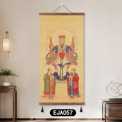 Portrait of the Great Emperor Sanguan Taoist hanging paintings decorative paintings scrolls