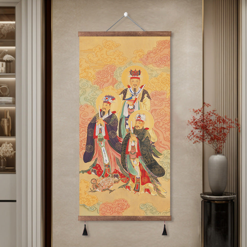 Portrait of the Great Emperor Sanguan Taoist hanging paintings decorative paintings scrolls