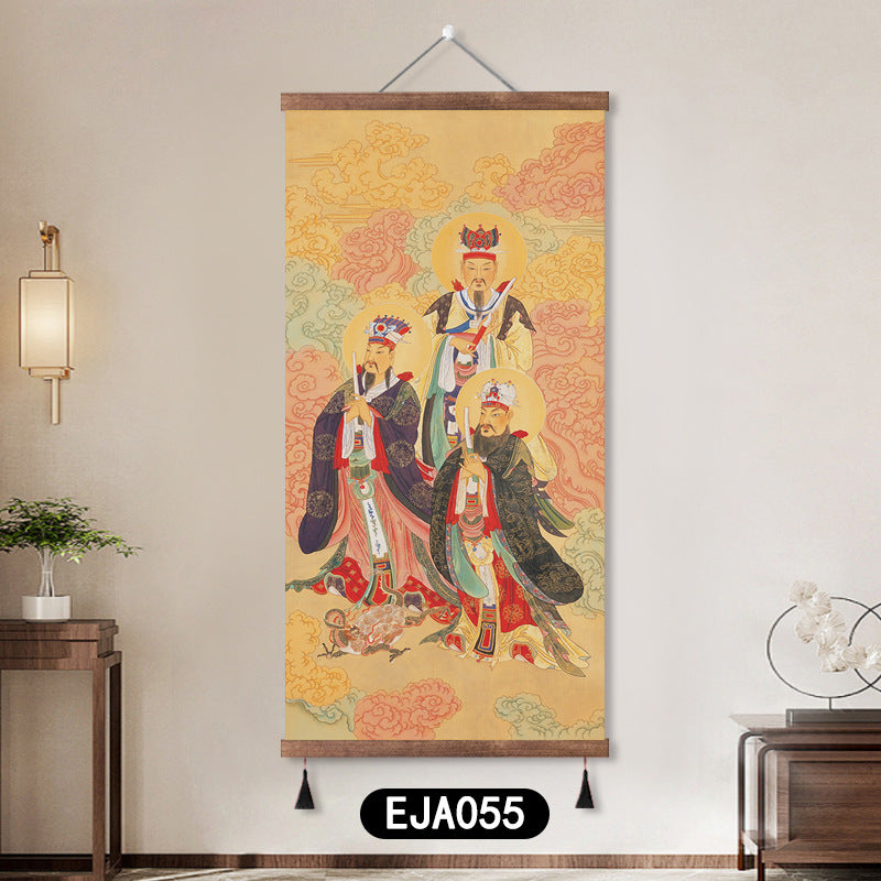 Portrait of the Great Emperor Sanguan Taoist hanging paintings decorative paintings scrolls