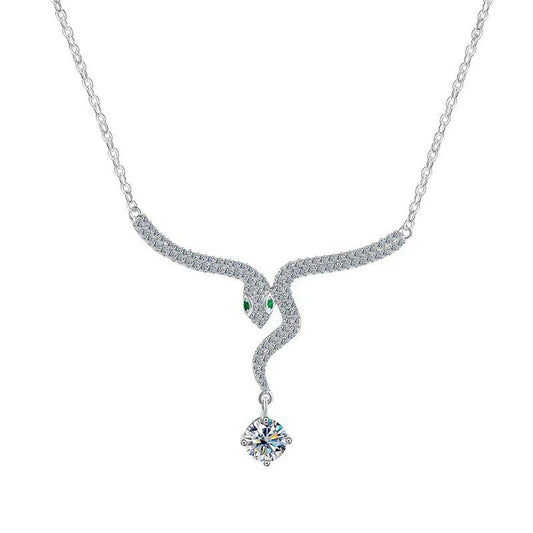 Zircon necklace for the Year of the Snake