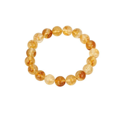 Lucky yellow crystal bracelet for good luck.