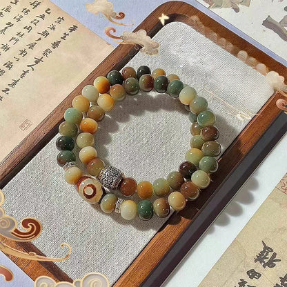 Bodhi double circle bracelet women's Buddha bead bracelet